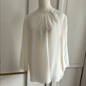 Elegant Cream  Silk Ferragamo Women's shirt